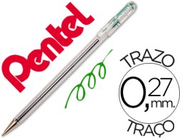 Bolígrafo Pentel BK-77 C tinta verde